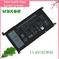 laptop Bateri WDX0R 42Wh T2JX4 3CRH3 WDXOR for 13 5000 5368 5378 7368 14 7000 7560 7460 5567 15MF PR