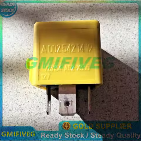 Car Accessories OEM A0025421419 4R0007794-00 5-Pin 12V Yellow Relay For Mercedes A E C M S R Class A