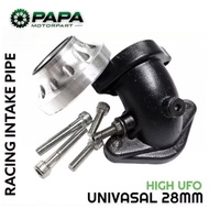 HIGH UFO universal RACING intake pipe 28mm UFOuniversal RACING intake pipe 28mm UFO