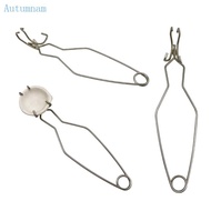 AUTU Melting Crucible Dish Whip Tongs for Melting Silver Gold Ceramic-Crucible