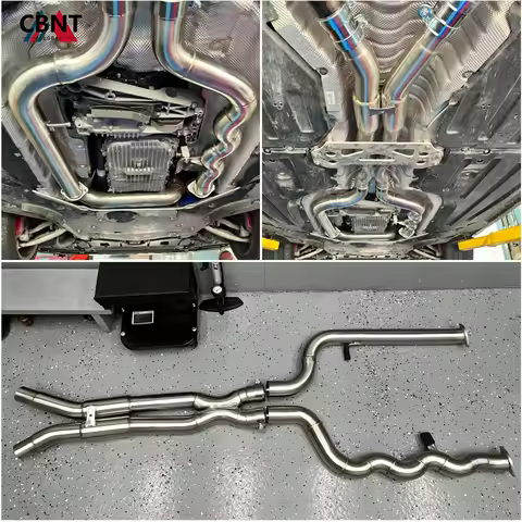 CBNT Hot Sale Equal Length Midpipe for BMW G80 M3 G82 M4 G87 M2 S58 3.0T Stainless Steel High Qualit