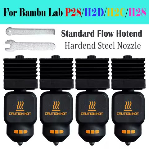 P2S Hotend Kit for Bambu Lab H2S P2S H2D Upgrad Hot End Detachable Nozzle Print Head Kits for Bambul