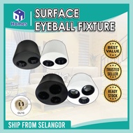 Surface Eyeball Fitting Casing GU10 2Head 3Head