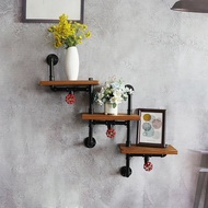 美式工業風置物架水管架子牆上裝飾收納架