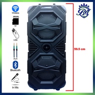 ZQS-8212 Super Base Portable Wireless Bluetooth Speaker With Handle, Mic &amp; Remote [ ZQS8212 ]