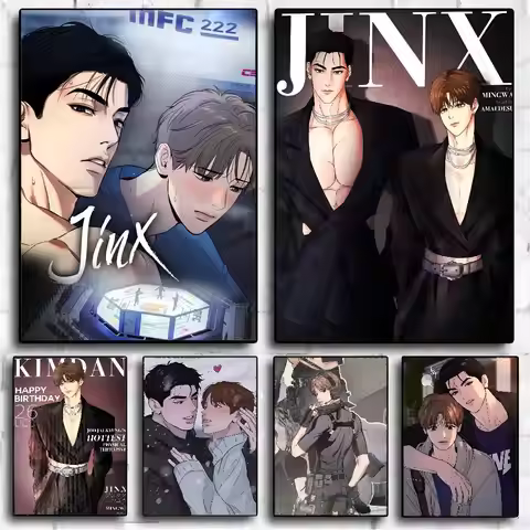 Comic Jinx DIY Sticky Poster Fancy Wall Sticker For Living Room Bar Decoration Wall Decor