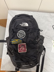 The North Face Borealis Backpack Black with Patches