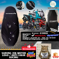 ADS Sarung Cover Pelindung Jok Motor Anti Cakaran Kucing , Anti Air , Anti Panas varian Nmax terbaru 2022 , Aerox , yamaha , honda , beat , vario 125/160 , beat , scoopy