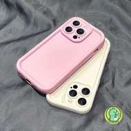 Casing For Huawei P Smart + 2021 Y9 Y7 Y6 Pro Y5 Prime 2019 2018 Y9A Y7A Y6P Y5P 2020 Cover Cute Simple Solid Candy Color Shockproof Soft TPU Frame Ladder Phone Cases