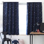 1X1.3m Star Blackout Curtain Living Room Window Blind Shading Screen Drapes