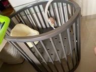 Stokke sleepi mini嬰兒床 - 連extension床 (total 大細床)