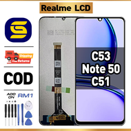 LCD REALME C53/ Note 50/ C51 Compatible For Glass Original Touch Screen Digitizer
