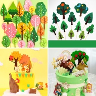 BST Tree Cake Topper Cake Decor | 小树叶 毛毡树 蛋糕装饰摆件插牌