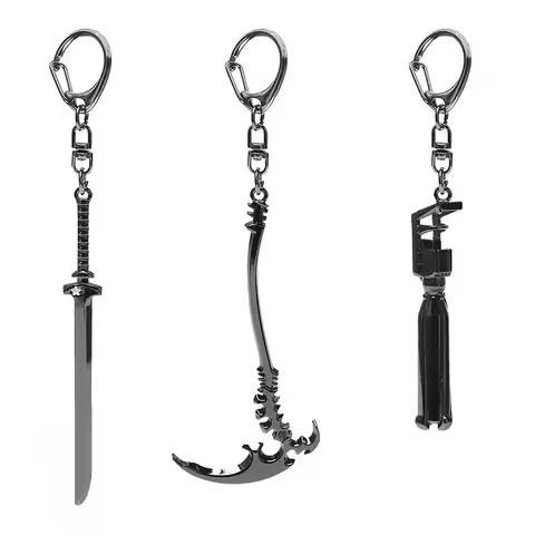 Game Black Rock Shooter Surrounding Black Rock Sword, Giant Cannon, Death Reaper, Sickle Weapon Mode