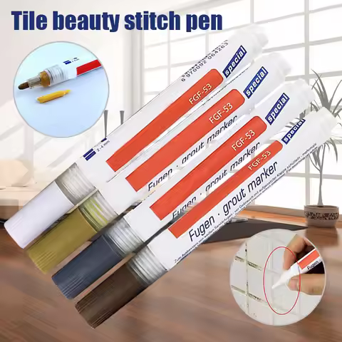 Tile Grout Coating Marker,Wall Floor Ceramic Tiles Gaps Professional Repair Pen,Anti-Mildew Waterpro