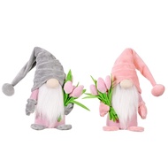 LOMC|2Pcs Gnome Plush Decoration Ornaments Fall Gnome Doll Ornament for Holiday Decor