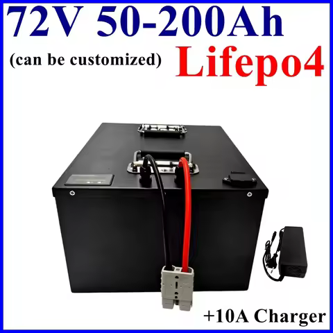 JN Lifepo4 72V 50Ah 60Ah 70Ah 80Ah 100Ah 150Ah 180Ah 200Ah Lithium Battery for Scooter Motorcycle Tr