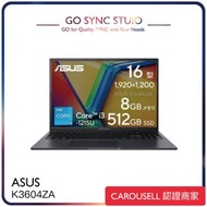 ➯原裝正貨保證 ASUS Vivobook 16X K3604ZA 16 吋 手提電腦 8GB 512GB SSD MB101W<平行進口> notebook