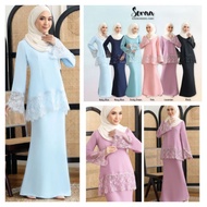 Seraa Kurung Moden 9097# Baju Kurung Lace! Kurung Pahang! Kurung Murah! Baju Nikah!