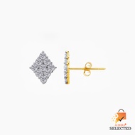 AURORA Selected ต่างหู - แฟชั่น พลอย 9 เม็ด [Design]