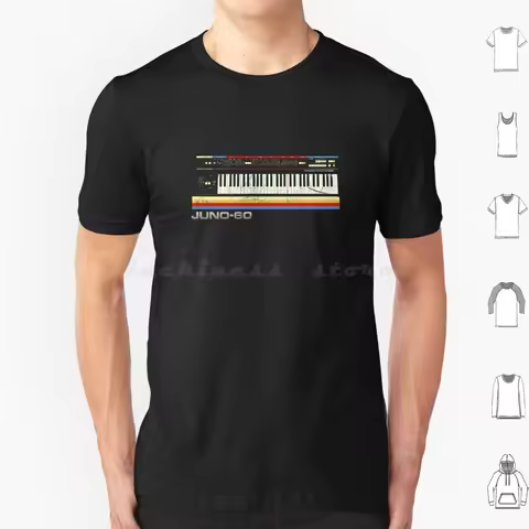 Vintage Juno-60 Synthesizer Schematic-Analog Nerd Design T Shirt Men Women Kids 6xl Synthesizer Rele
