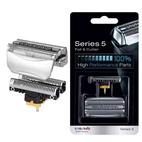 51S Replacement Head Compatible with Braun WaterFlex Series 5 Electric Shavers 8000 Series 8970,8985