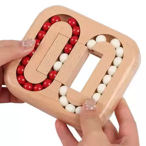 Magic Bean Cube Rotating Puzzle Sensory Stress Relief Toys ADHD Anxiety Brain Teaser IQ Test Educati