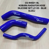 SILICON RADIATOR HOSE SET KOBURA ( BLUE ) LC135 V1-V8 / LC 135