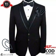 [PREMIUM ORIGINAL] ESCROW JAS BLAZER LIST SUPER BLACK PREMIUM MATERIAL