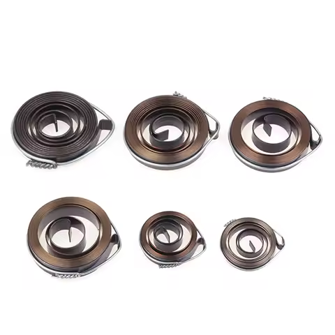 1Pc 0.7-1.5 Thickness 680-1540mm Length Spiral Flat Wire Coil Torsion Spring Constant Force Extensio