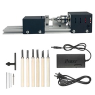 Mesin Bubut Kayu Mini Lathe Beads Grinding Polisher DIY Woodworking Kerajinan Kayu Alat Pemotong Pol