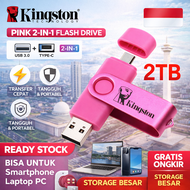 Flashdisk OTG Type-C USB3.0 Kingston | Kapasitas 2TB/1TB Flashdisk hp Android/Mobil/Laptop