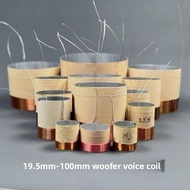 8 10 12 15 inch subwoofer voice coil 75.5-core 38.5-core 51.5-core speaker repair parts