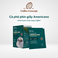 Americano Paper Filter Coffee - Americano Drip-bag Coffee - Box of 12G x 07 packs | Coffee Concept