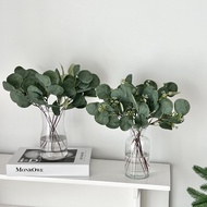 Artificial eucalyptus money leaf apple leaf DIY decorative green leaf artificial green leaf
