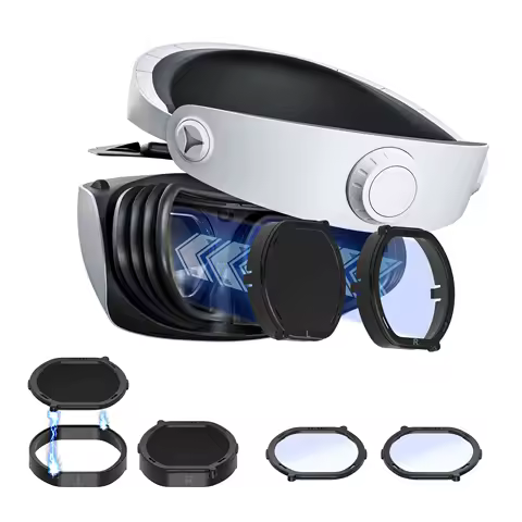 Lens Protector Cover Kit for PSVR2, Protector Accessories Compatible with Playstation VR2, Glasses S