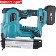 18V Lithium Battery Powered Powerful Cordless Electric 2 in 1 Nailer/Stapler Gun,with 500pcs F50 and