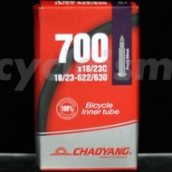 Chaoyang tube presta 80mm 700c x 18 - 23c Road / Track / Fixie