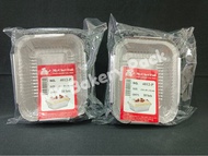 4012-P Aluminium Foil Tray with Clear Lid (10 sets ±) / Rectangle / Foil Tray 4012 - P