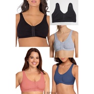 Bra Front OpeningWanita Wire Free Full Cup No Foam Bestfrom Underwear BF164