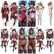 【Ready Stock】50X150CM Game Genshin Impact Beidou Dakimakura Male Otaku Hugging Body Pillow Case Thro