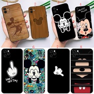 iPhone 14 14 Pro Max 14 plus 15 15 Pro Max 15 plus F1 Animal Mickey Mouse soft black phone case