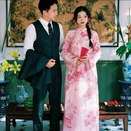 Women's ao dai, bald monk ao dai, loose-fitting ao dai, hot frend ao dai