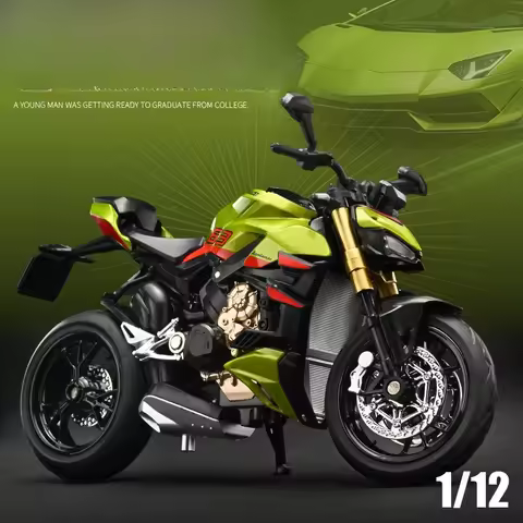 1:12 V4S Streetfighter Alloy Racing Motorcycle Model Diecast Street Sports Motorcycle Model Simulati