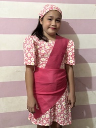 Filipiniana dress for kids ages 1-12 years old Independence day floral outfit Jeis Fab