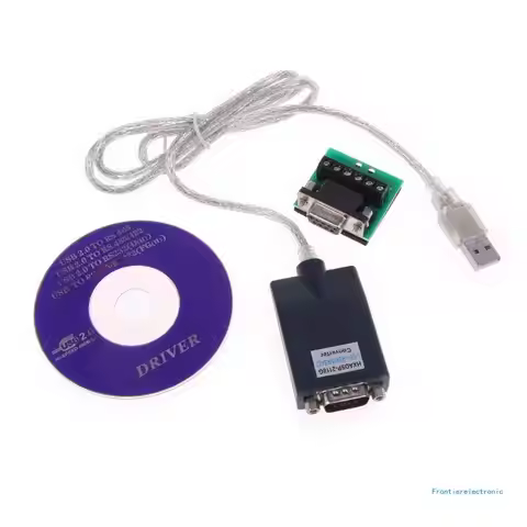 USB to RS485 RS422 Converter USB RS-485 RS-422 Cable Serial DB9 Connector Full Half Duplex PL2303 Dr