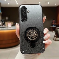 Samsung A56 A36 Softcase Blink Blink Luxury Glitter Silicon Case Fun HolderRing