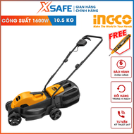 Xe đẩy cắt cỏ INGCO LM385 | máy làm vườn dùng điện 1600W Motor chổi than chiều rộng cắt 380mm cắt cỏ