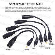 Nevʚ ɞ Durable 5521 Female to Male Cable Power Conversion Cable Versatile Cable Durable