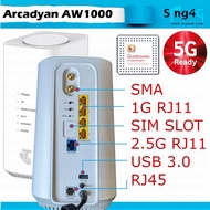 Modified mod Arcadyan AW1000 Telstra 5G Home Modem X55 WiFi 6 AX3600 Gigabit  Port 5G CPE WiFi Router OpenWrt Sim